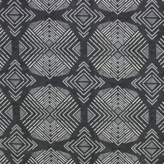 Better Homes & Gardens 100% Cotton Broken Geo Black, 2 Yard Precut Fabric