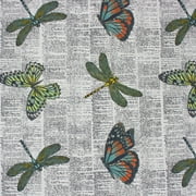 Better Homes & Gardens 100% Cotton Butterfly Multi, 2 Yard Precut Fabric