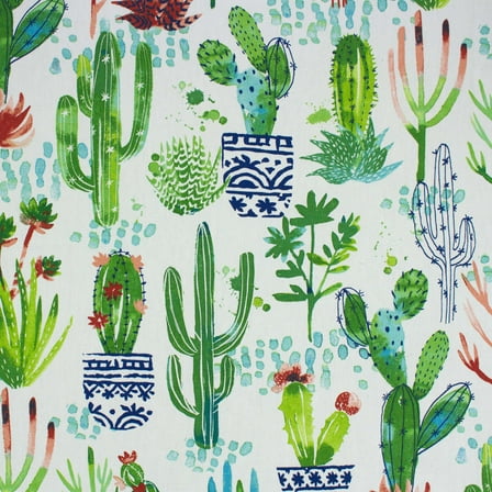 Better Homes & Gardens 100% Cotton Cactus Splash Teal, 2 Yard Precut Fabric