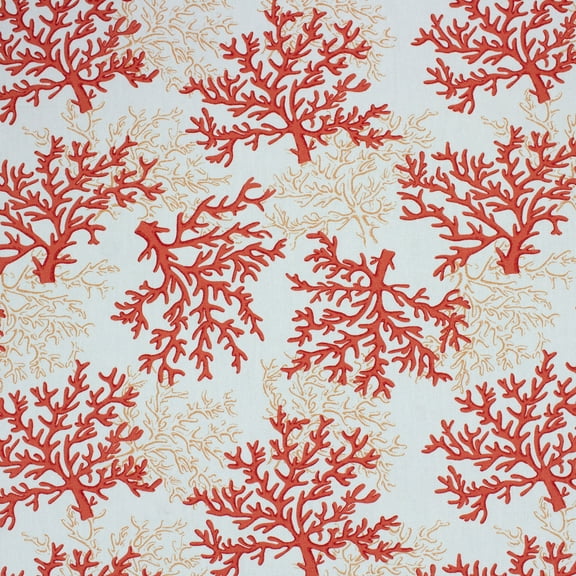Better Homes & Gardens 100% Cotton Coral Reef Terracotta, 2 Yard Precut Fabric