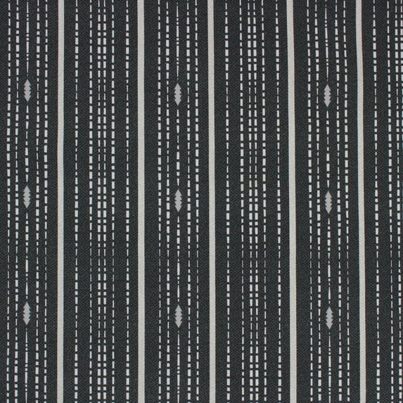 Better Homes & Gardens 100% Cotton Dotted Stripe Black, 2 Yard Precut Fabric