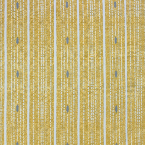 Better Homes & Gardens 100% Cotton Dotted Stripe Yellow, 2 Yard Precut Fabric