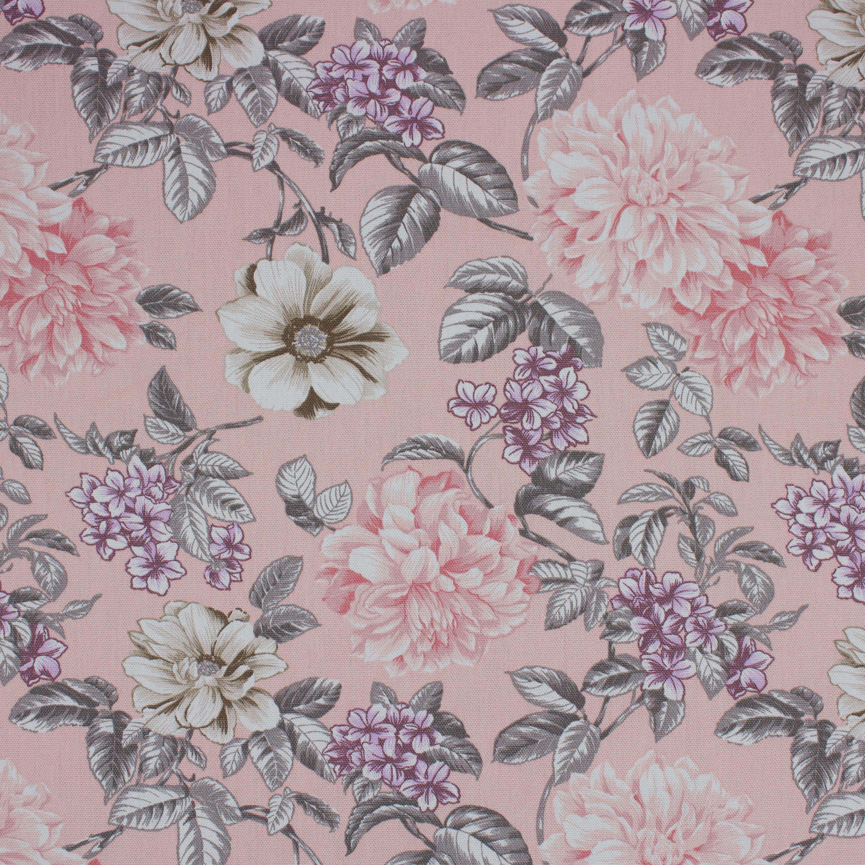 Better Homes & Gardens 100% Cotton Flower Garden Blush, 2 Yard Precut Fabric - image 1 of 6