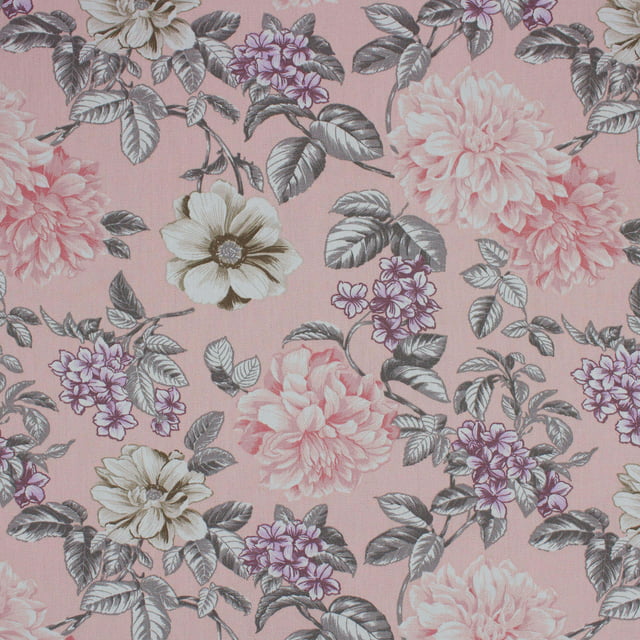 Better Homes & Gardens 100% Cotton Flower Garden Blush, 2 Yard Precut Fabric