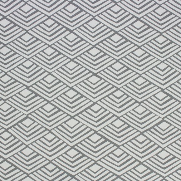 Better Homes & Gardens 100% Cotton Geo Fan Grey, 2 Yard Precut Fabric