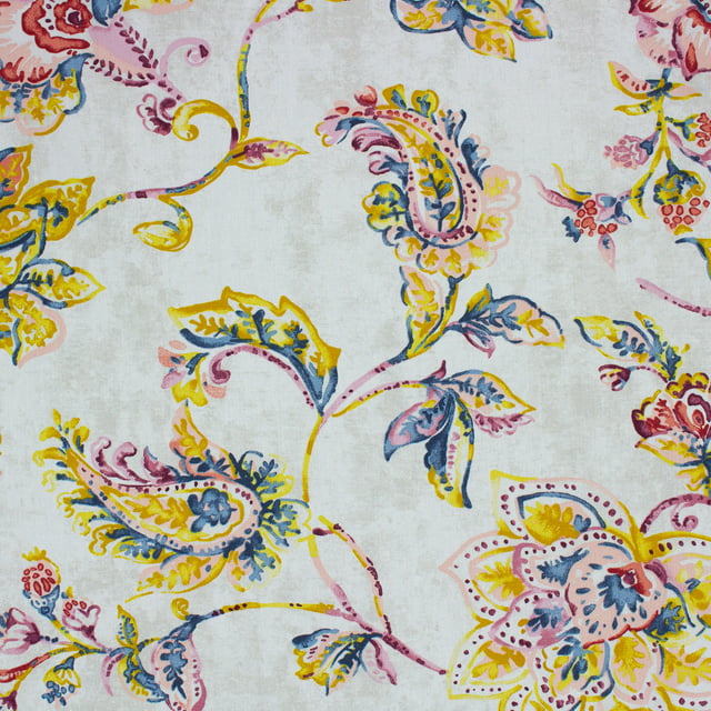 Better Homes & Gardens 100% Cotton Jacobean Floral Purple, 2 Yard Precut Fabric