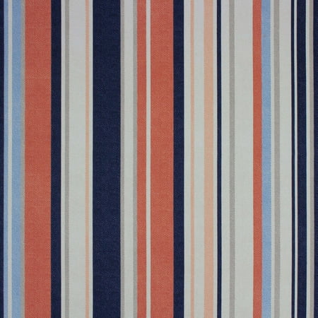 Better Homes & Gardens 100% Cotton Mixed Stripe Terracotta, 2 Yard Precut Fabric