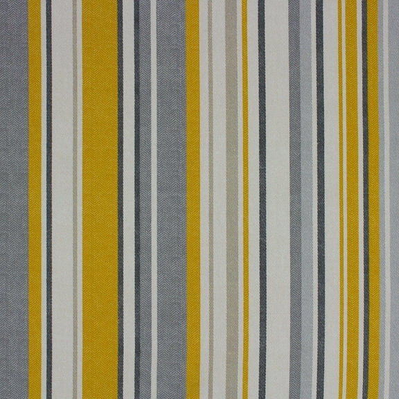Better Homes & Gardens 100% Cotton Mixed Stripe Yellow, 2 Yard Precut Fabric