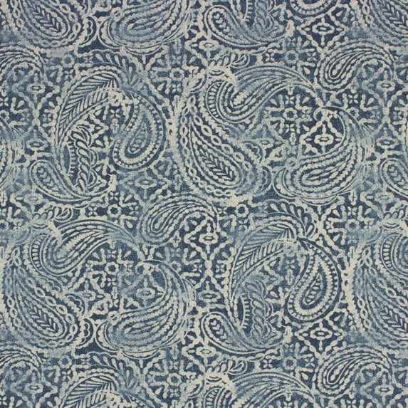 Better Homes & Gardens 100% Cotton Paisley Blue, 2 Yard Precut Fabric