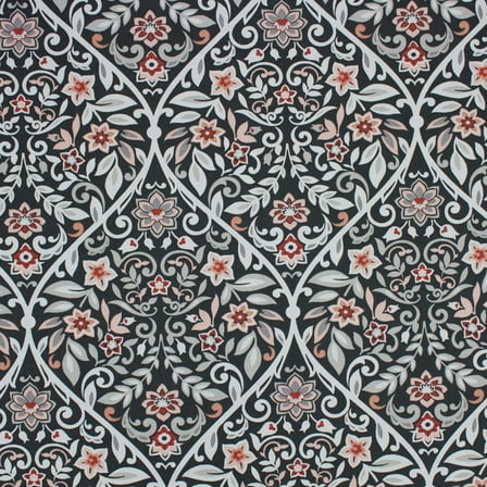 Better Homes & Gardens 100% Cotton Paisley Ogee Grey, 2 Yard Precut Fabric