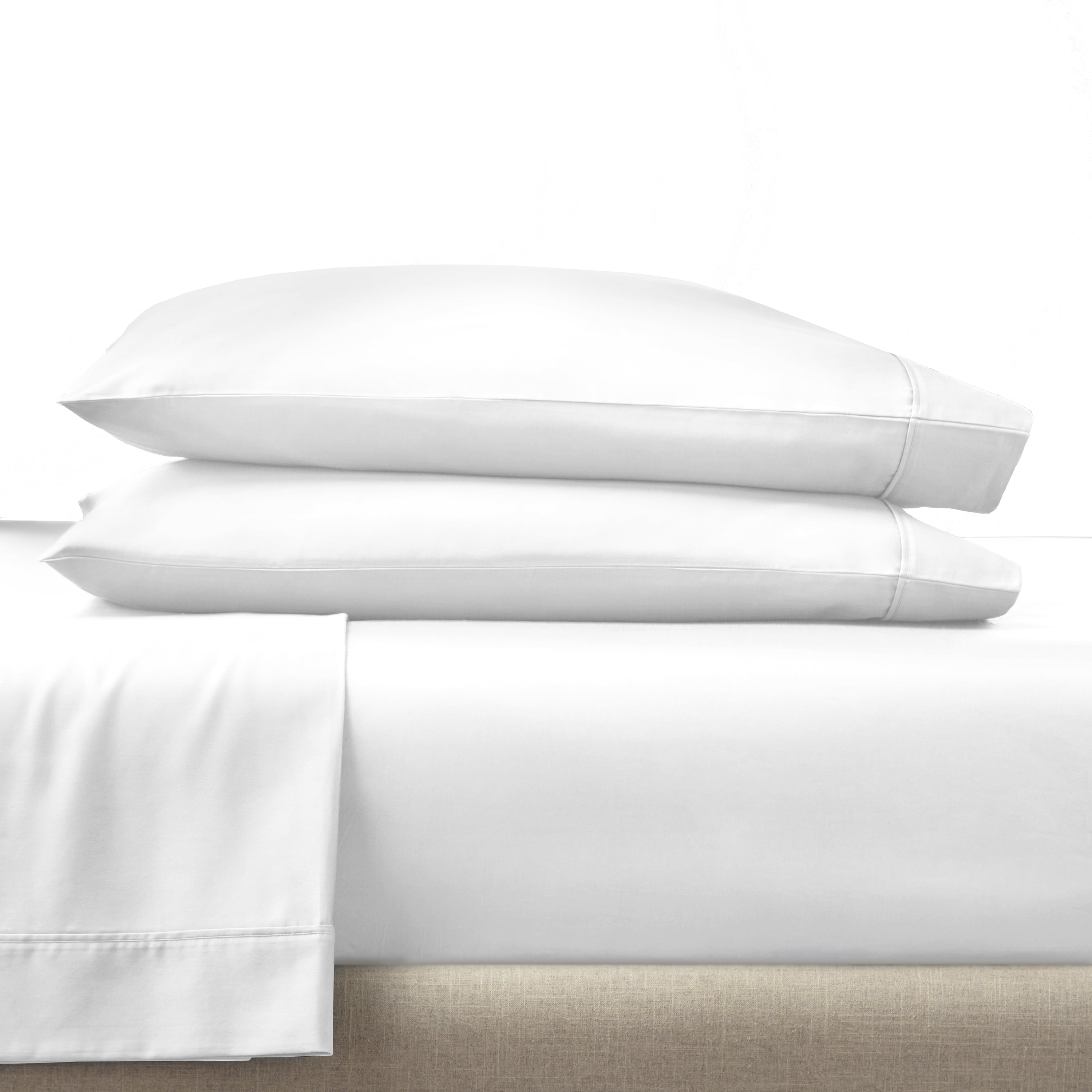 Better Homes & Gardens King Pillow Sham (Pair) | Gray Embroidery Stripe Bedding