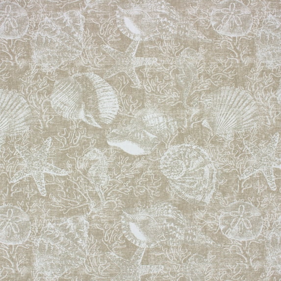 Better Homes & Gardens 100% Cotton Shells Beige, 2 Yard Precut Fabric