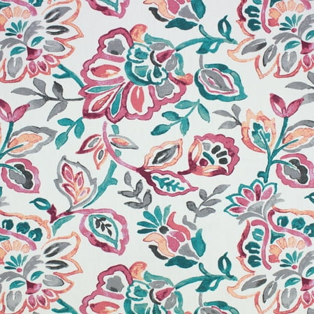 Better Homes & Gardens 100% Cotton Watercolor Jacobean Multi, 2 Yard Precut Fabric