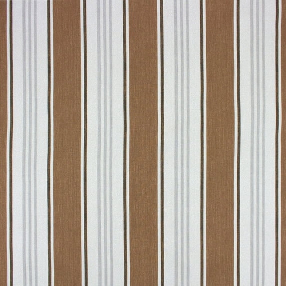 Better Homes & Gardens 100% Cotton Wide Stripe Brown, 2 Yard Precut Fabric