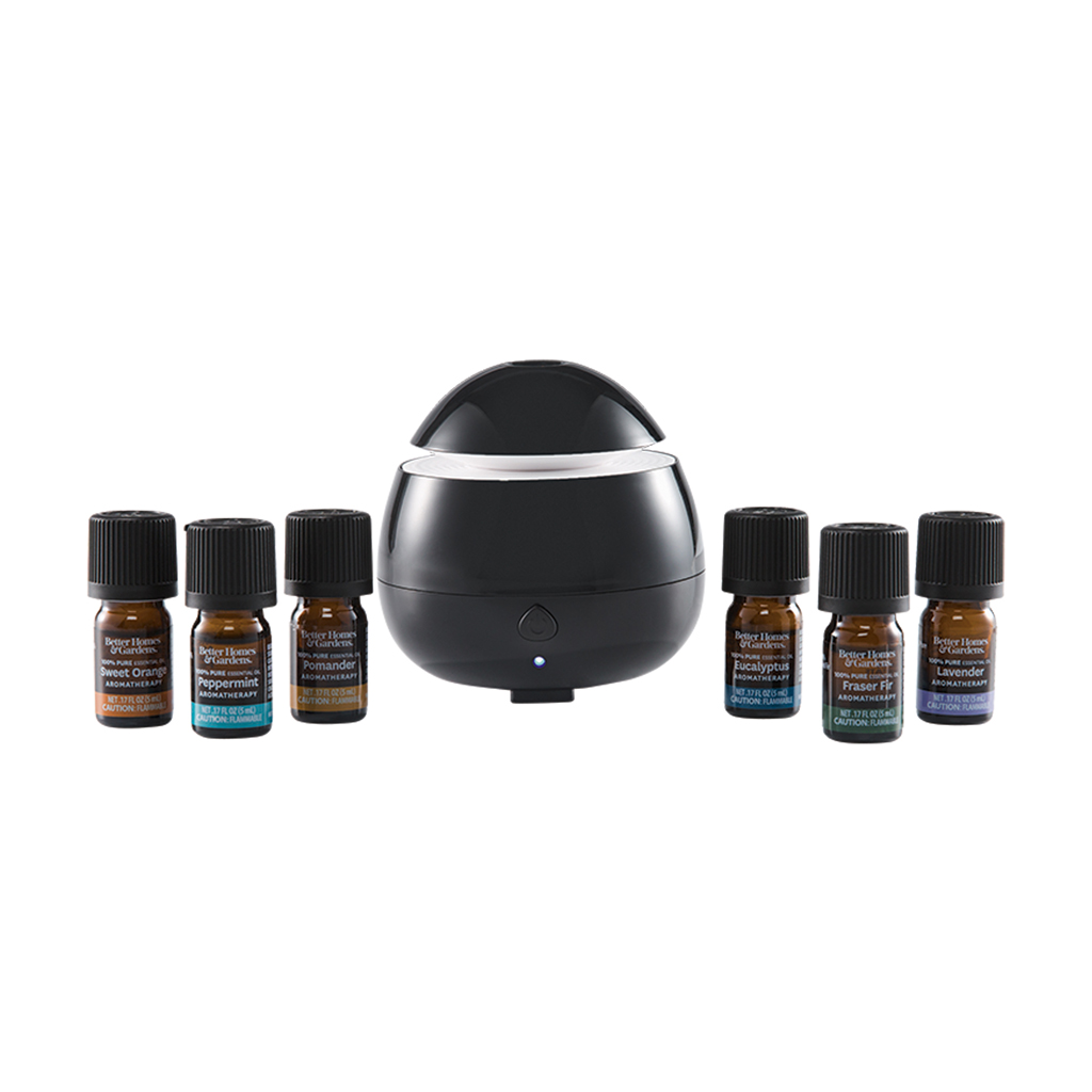 Better Homes & Gardens 100% Pure Essential Oil 7 Piece Cool Mist Ultrasonic Aroma Diffuser Set - image 1 of 5