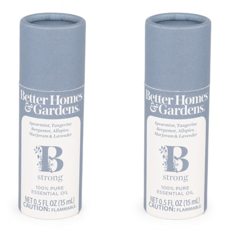 Better Homes & Gardens 100% Pure Essential Oil: B Strong, 15mL, 2-Pack