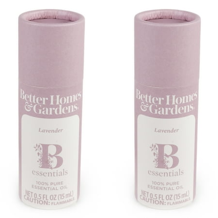 Better Homes & Gardens 100% Pure Essential Oil: Lavender, 15mL, 2-Pack