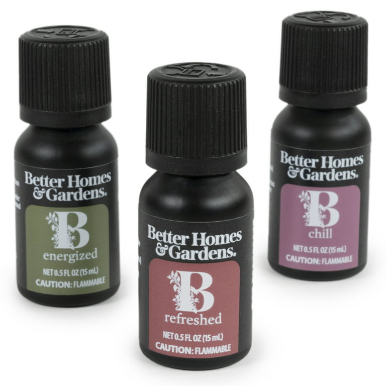 Better Homes & Gardens 100% Pure Essential Oils Blended Into Unique  Fragrance: B Energized, 15mL