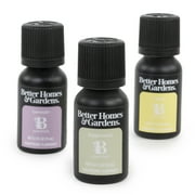 Better Homes & Gardens 100% Pure Essential Oils: Lavender, Peppermint, & Lemon, 3 Pack x 15mL