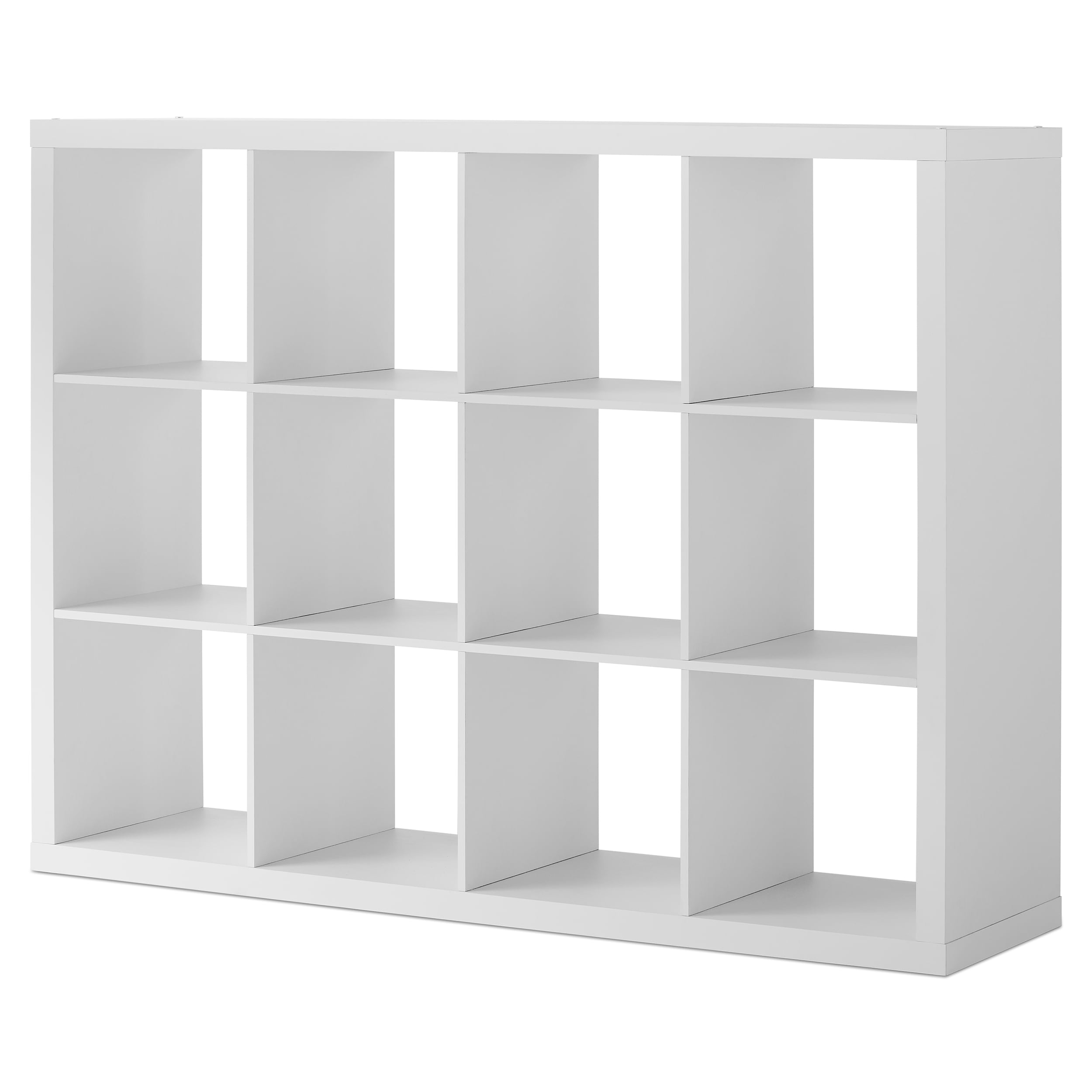 Better Homes & Gardens 12-Cube Storage Organizer, White Texture ...