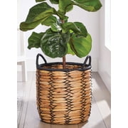 Better Homes & Gardens 12 Inch Claren Woven Water Hyacinth Basket Planter