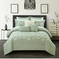 thumbnail image 1 of Better Homes & Gardens 12-Piece Sage Green Bed in a Bag Comforter Set with Sheets, Full, 1 of 13