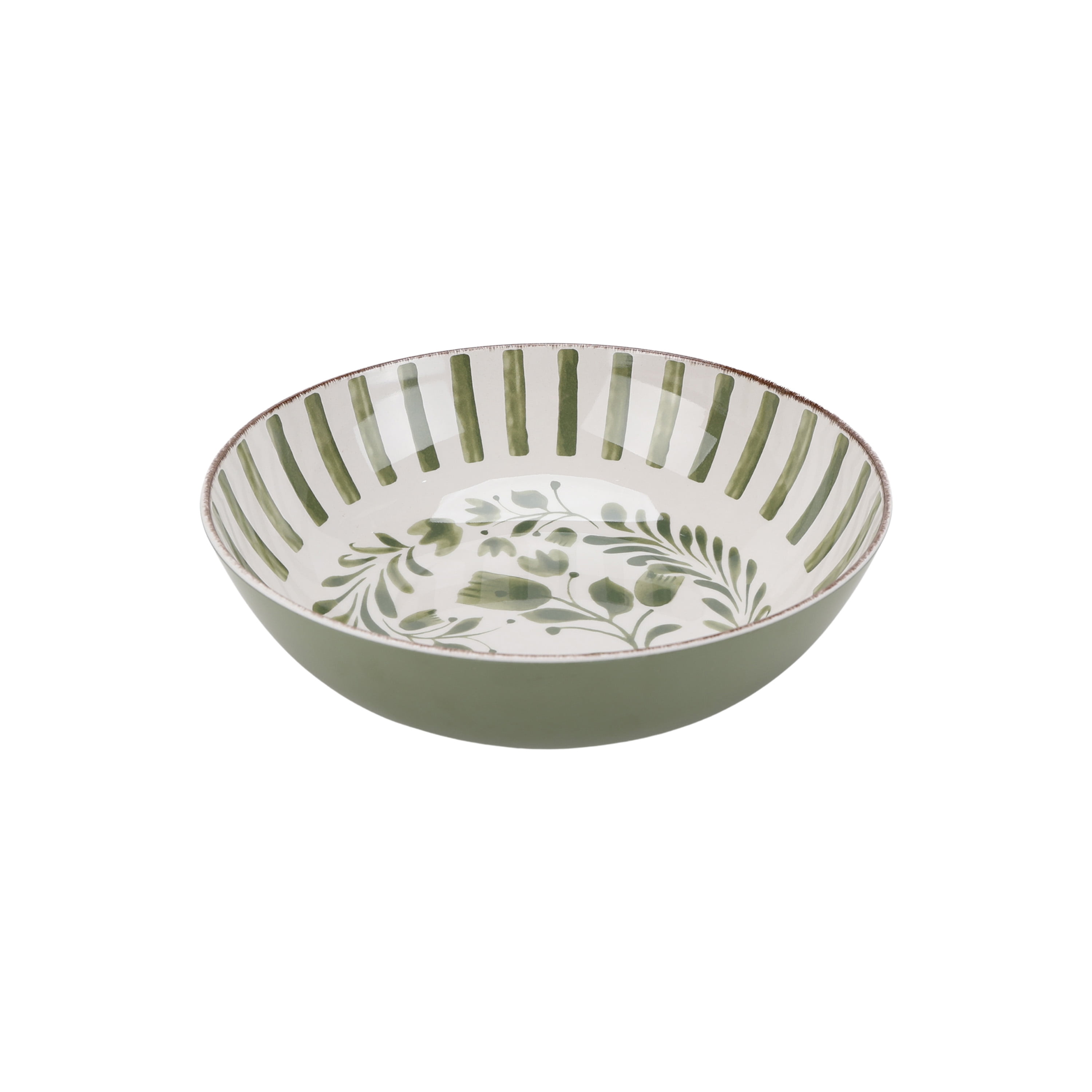 Better Homes & Gardens 12-inch Bamboo Melamine Serve Bowl, Green - Walmart.com