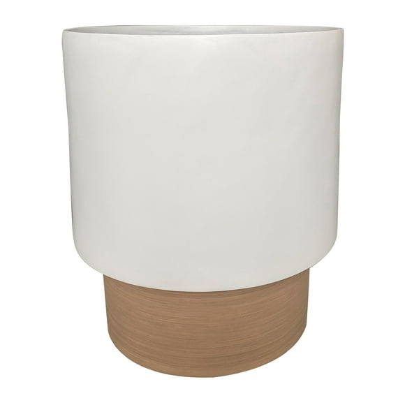 Better Homes & Gardens 12" x 12" x 13.4" Laurie White Resin Planter