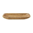 Better Homes & Gardens 12" x 6" Hand Carved Wood Tray by Dave & Jenny