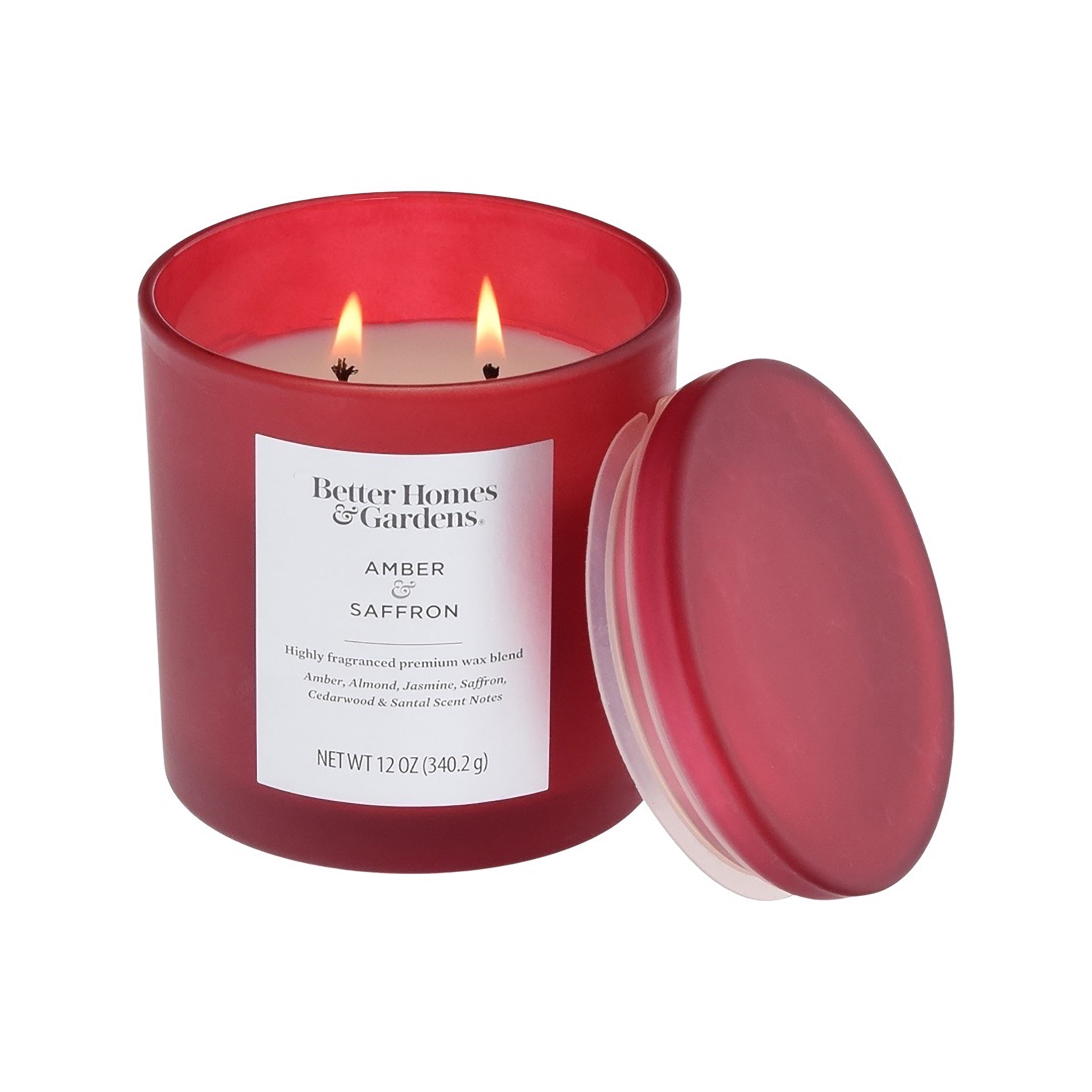 candle✣candle Better Homes & Gardens 12oz Red Lava & Citrus Scented 2-Wick