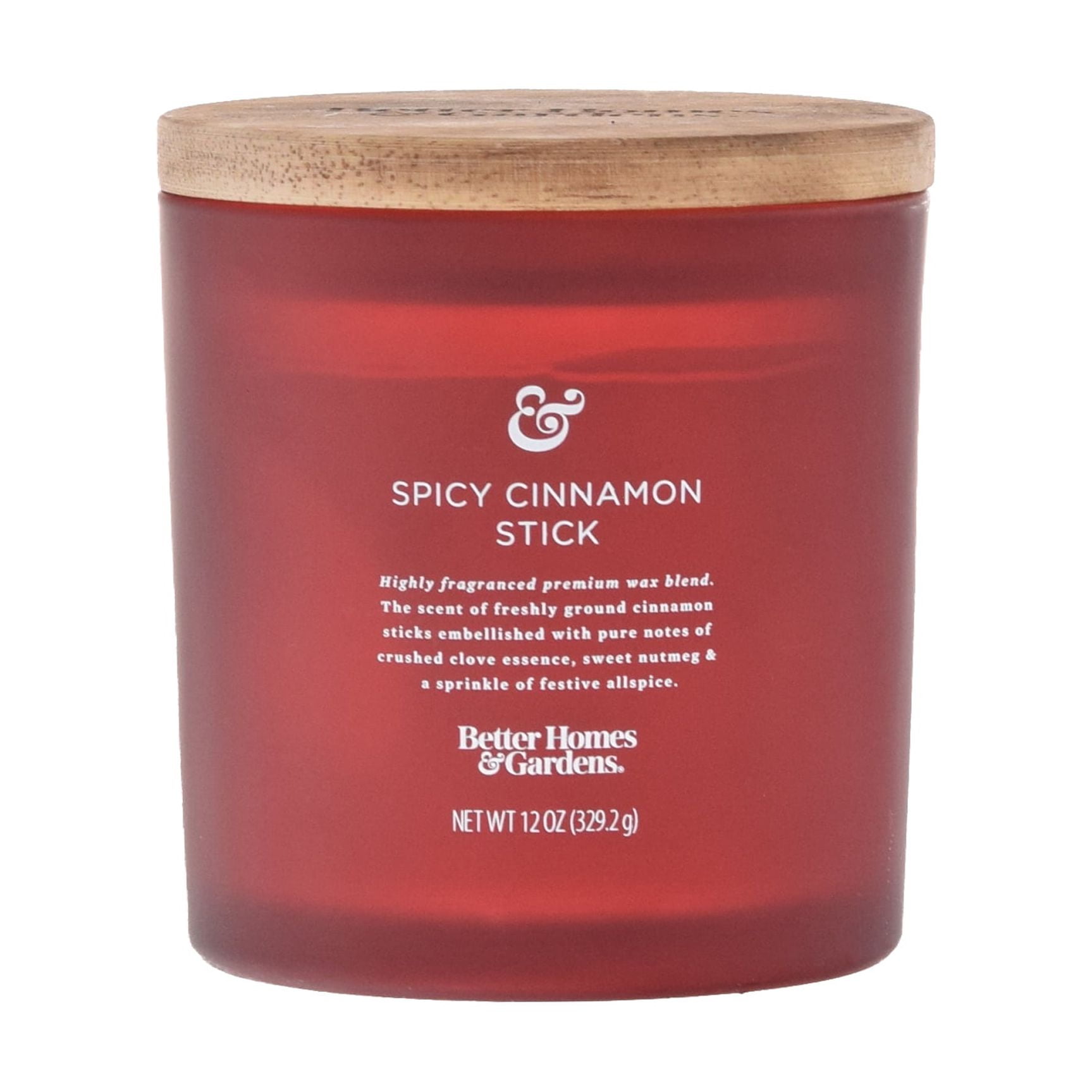 Better Homes & Gardens 12oz Spicy Cinnamon Stick Scented 2Wick Jar