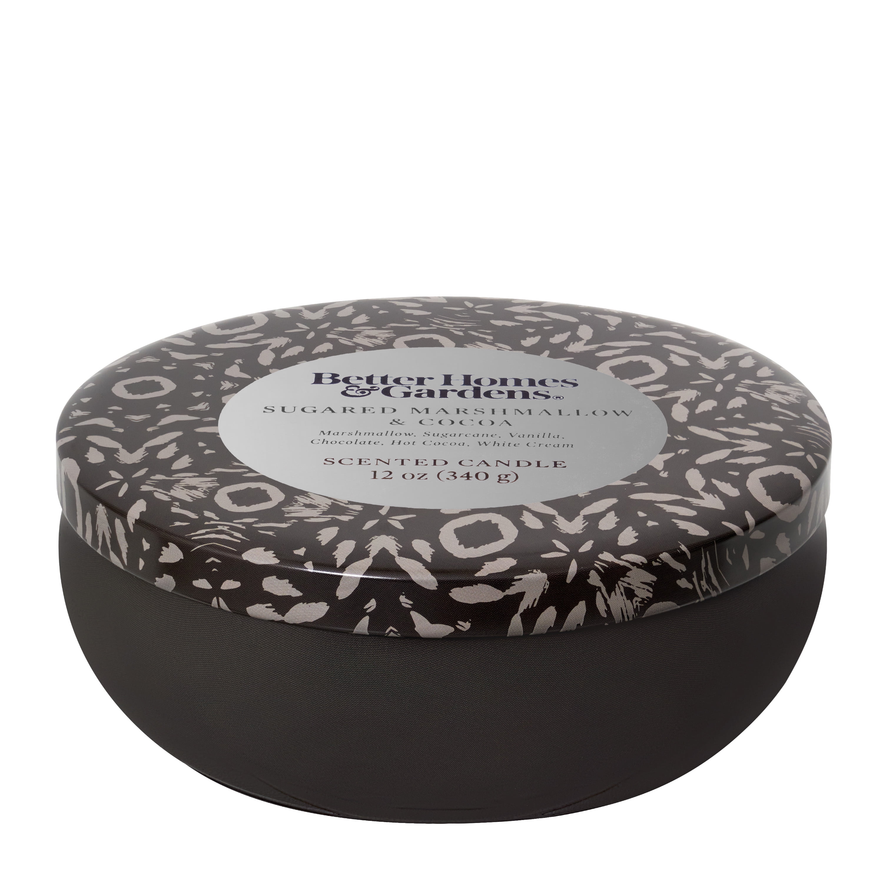 Better Homes & Gardens 12oz Sugared Marshmallow & Cocoa Scented 3Wick