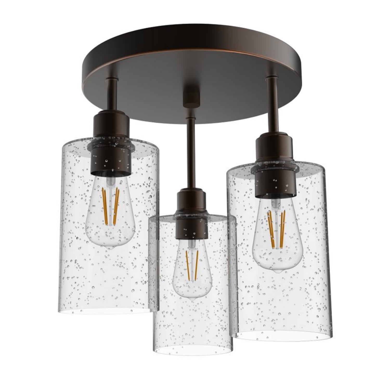 3 bulb flush 2024 mount ceiling light