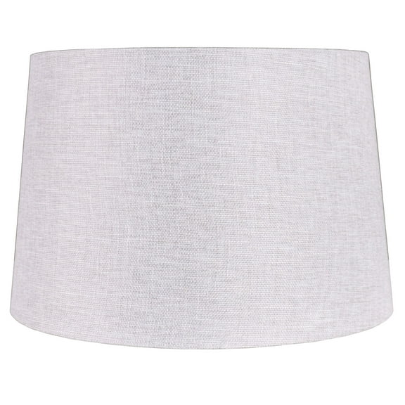 Better Homes & Gardens  13"Length x 15"Width x 10"Height Gray Fabric Drum Shade, Adult Use