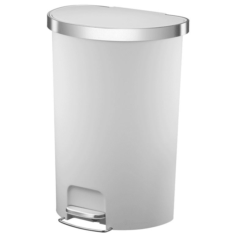 14 Gal Step-On Indoor Trash Can, Black 14 Gal Step-On Indoor Trash Can, Black