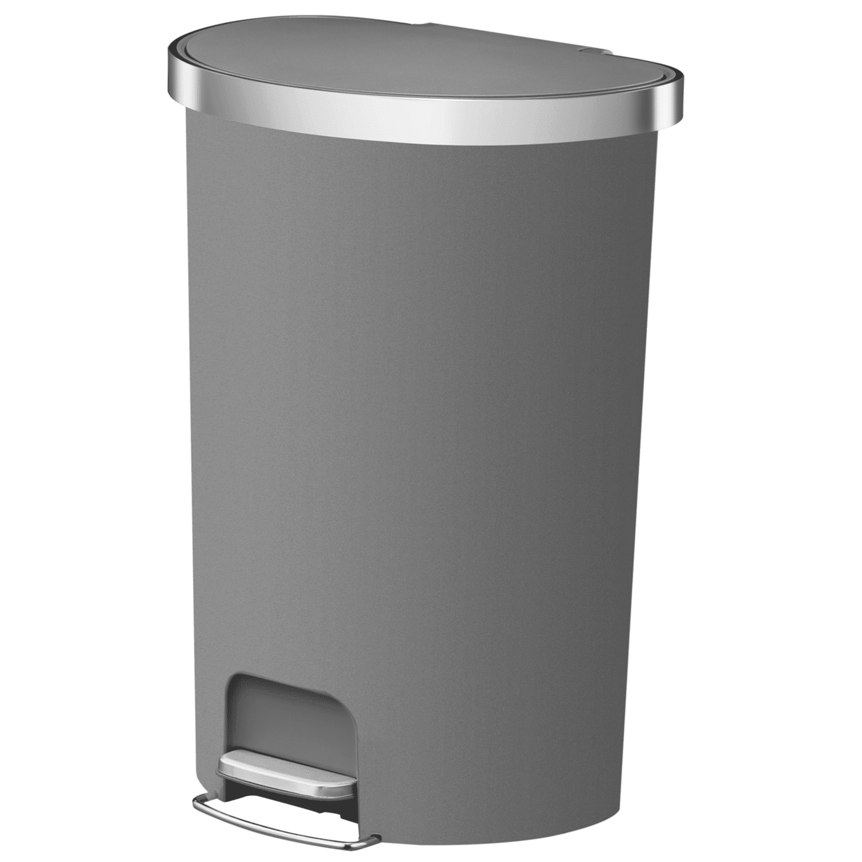Homall Homes Gardens 36 Gallon Trash Can Plastic Kitchen Trash Can Dark Brown