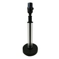 thumbnail image 1 of Better Homes & Gardens 14" Height Black Finish Metal Clear Glass Column Accent Lamp Base, Modern Design, 1 of 7
