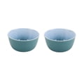 thumbnail image 1 of Better Homes & Gardens 14 oz Round Reactive Blue Reusable Dishwasher-Safe Bamboo Melamine Plastic Dip Bowls, 2 Count, 1 of 7