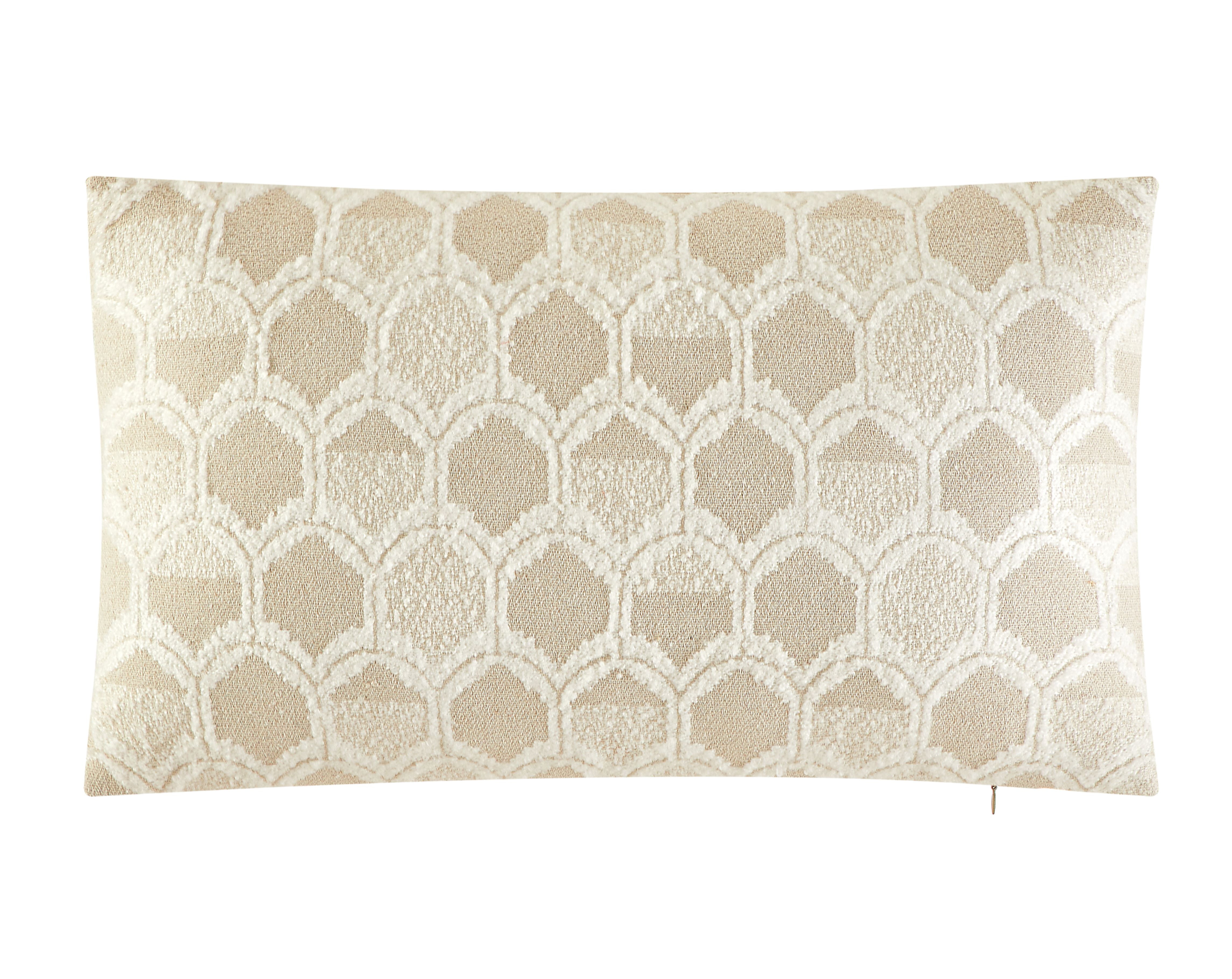 Better Homes & Gardens Bellittos Decorative Pillow For Adults and Teens, 14" x 24", Papyrus Beige