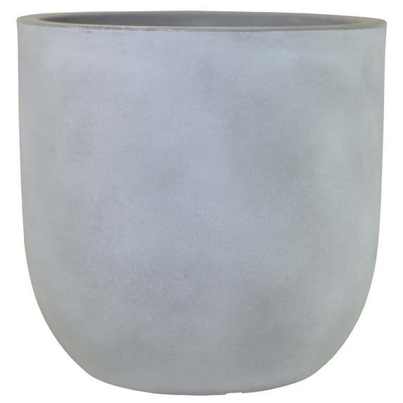 Better Homes & Gardens 14in Mosswood Resin Planter, Gray