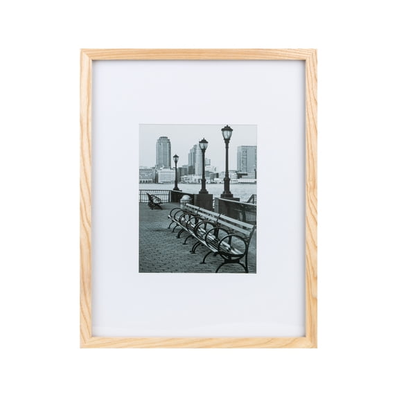Better Homes & Gardens – 8x10 Picture Frame – Wood Matted Gallery Wall Photo Frame