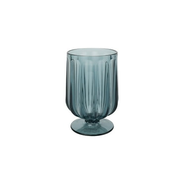 Better Homes & Gardens 15-Ounce Tritan Plastic Wine Goblet, Blue