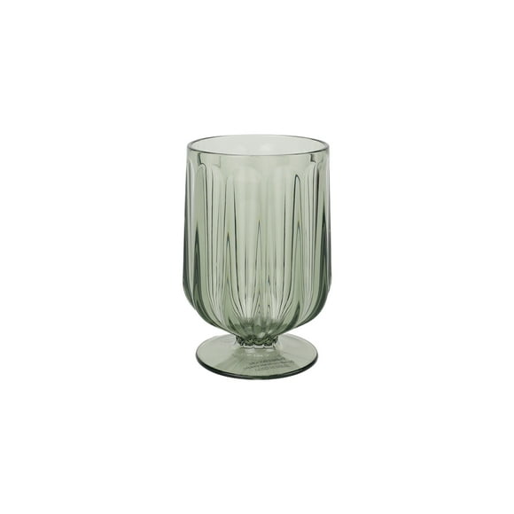 Better Homes & Gardens 15-Ounce Tritan Plastic Wine Goblet, Green