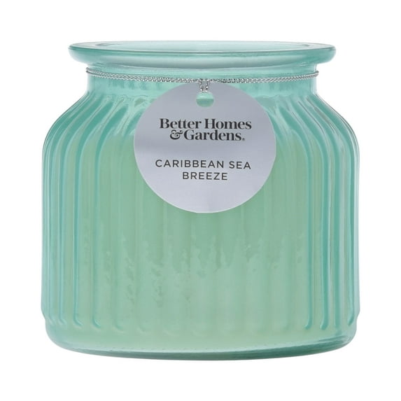 Better Homes & Gardens 16.5oz Caribbean Sea Breeze Scented 2 Wick Pagoda Jar Candle