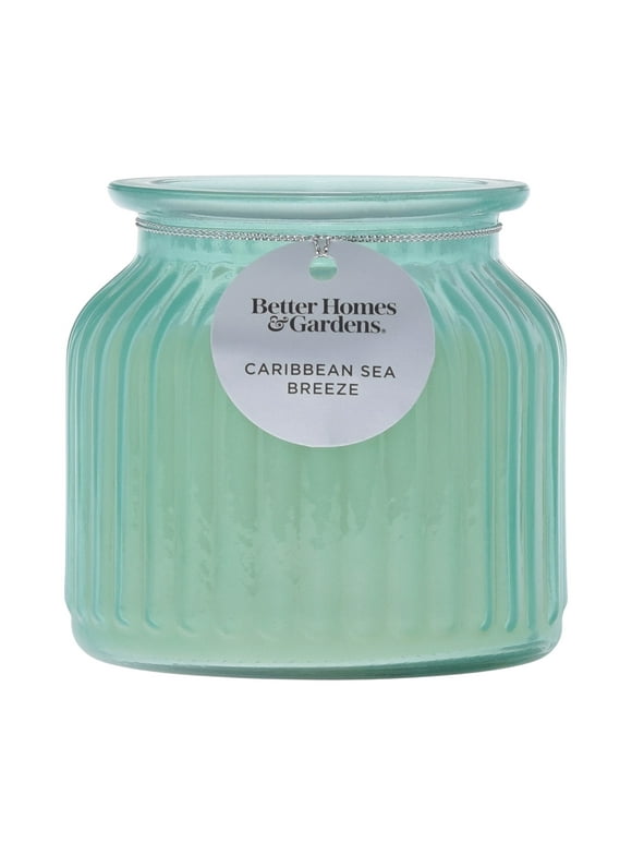 Better Homes & Gardens 16.5oz Caribbean Sea Breeze Scented 2 Wick Pagoda Jar Candle