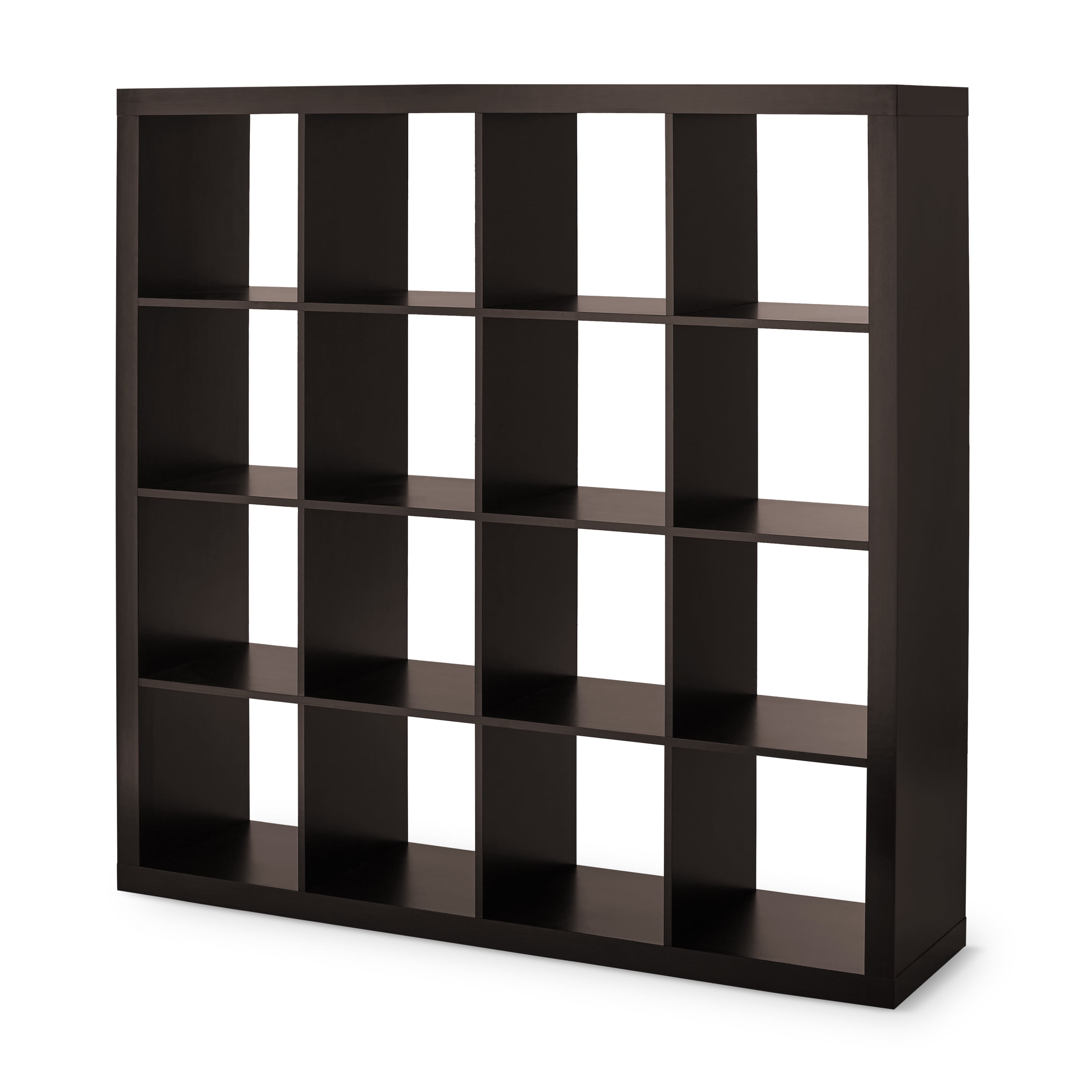 Better Homes & Gardens 16Cube Storage Organizer, Espresso