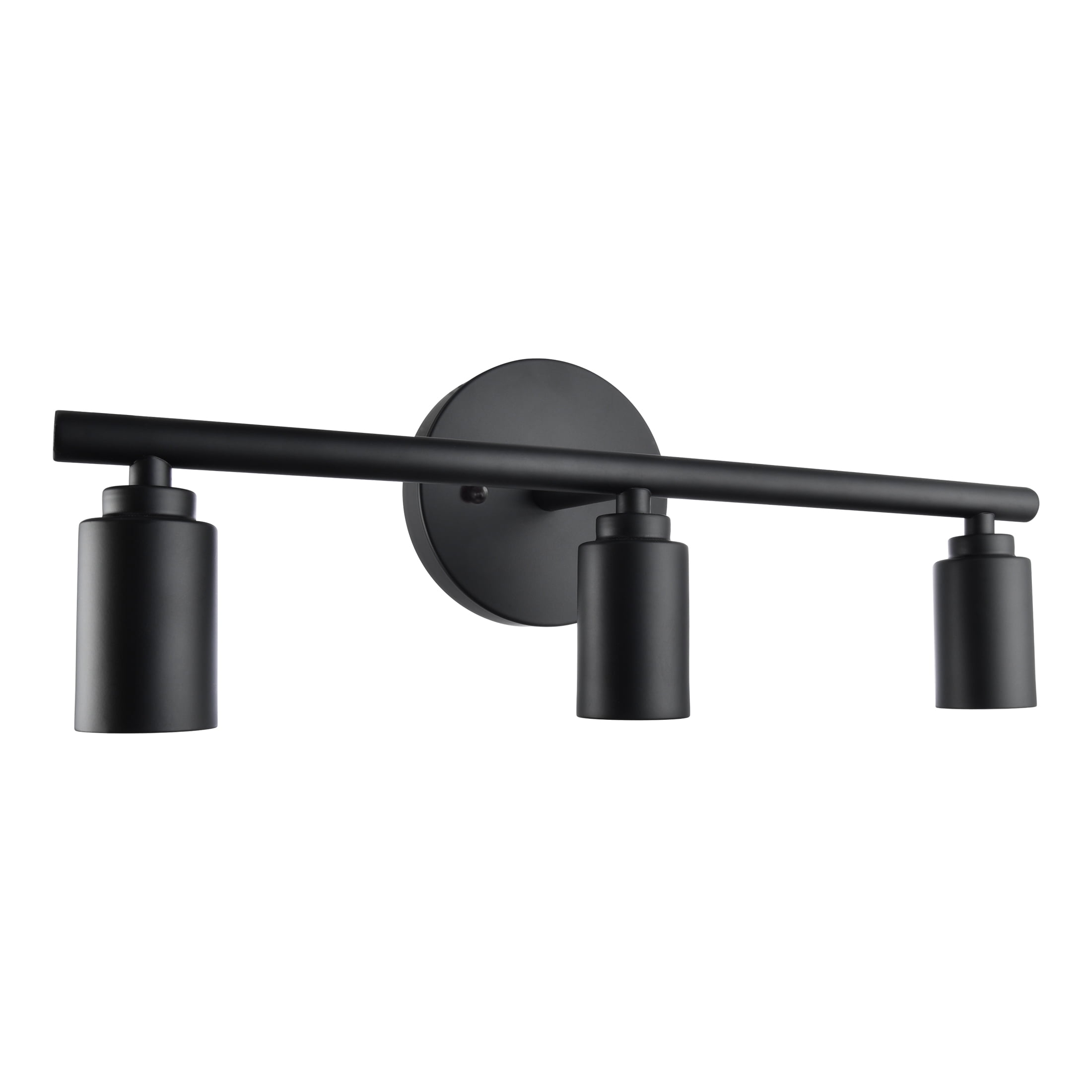 Better Homes & Gardens 16" Farmhouse 3-Light Black Vanity Light, Metal Fixture T9 Bulbs Not Included