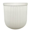Better Homes & Gardens 16"W x 16"L x 15.8"H Ellan White Resin Plant Pot Planter