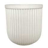 Better Homes & Gardens Ellan White Resin Plant Pot 16"