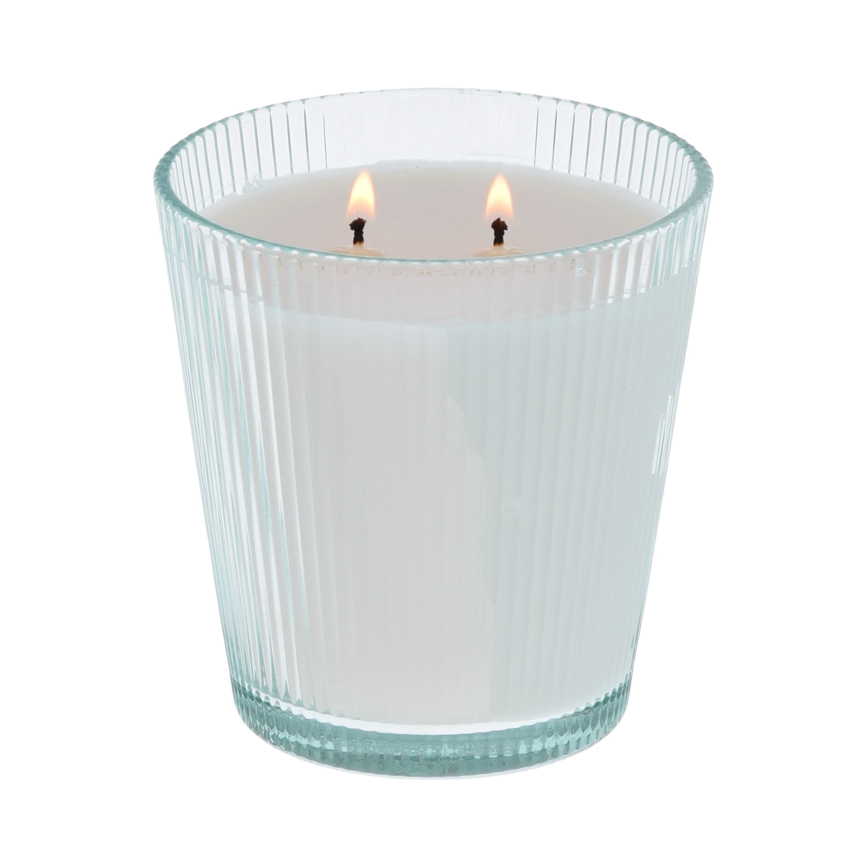 Better Homes & Gardens Fine Fragrance Collection Light Blue Mist Scented 2-Wick Jar Candle, 16 oz